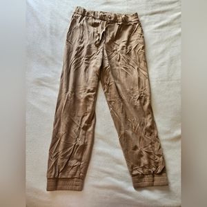 Rachel Zoe, lounge pants, tan, size large